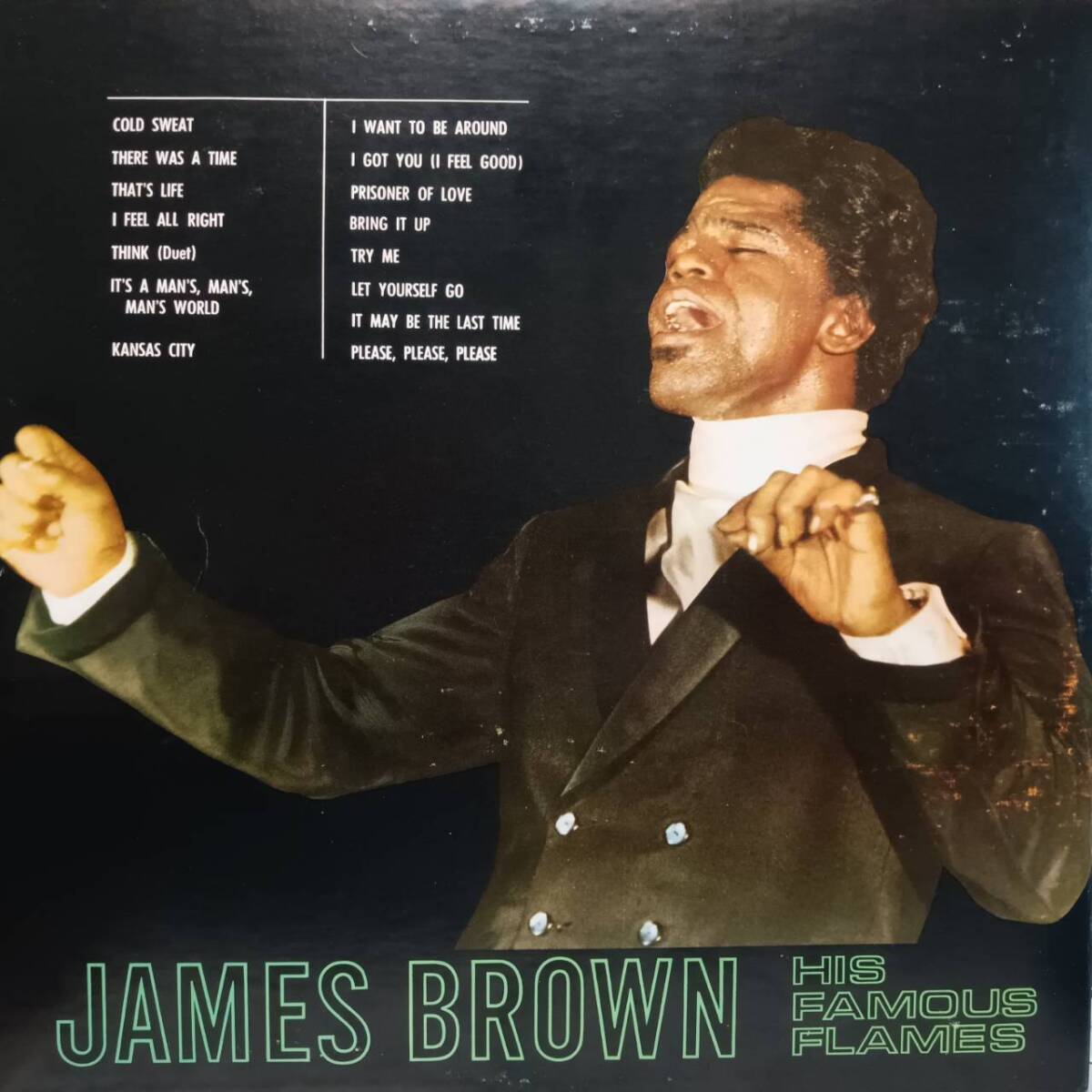 良品 米KINGオリジ2LP青ラベル James Brown /Live At The Apollo Volume II 1968年 KS-12-1022 Cold Sweat There Was A Time Famous Flames_画像4