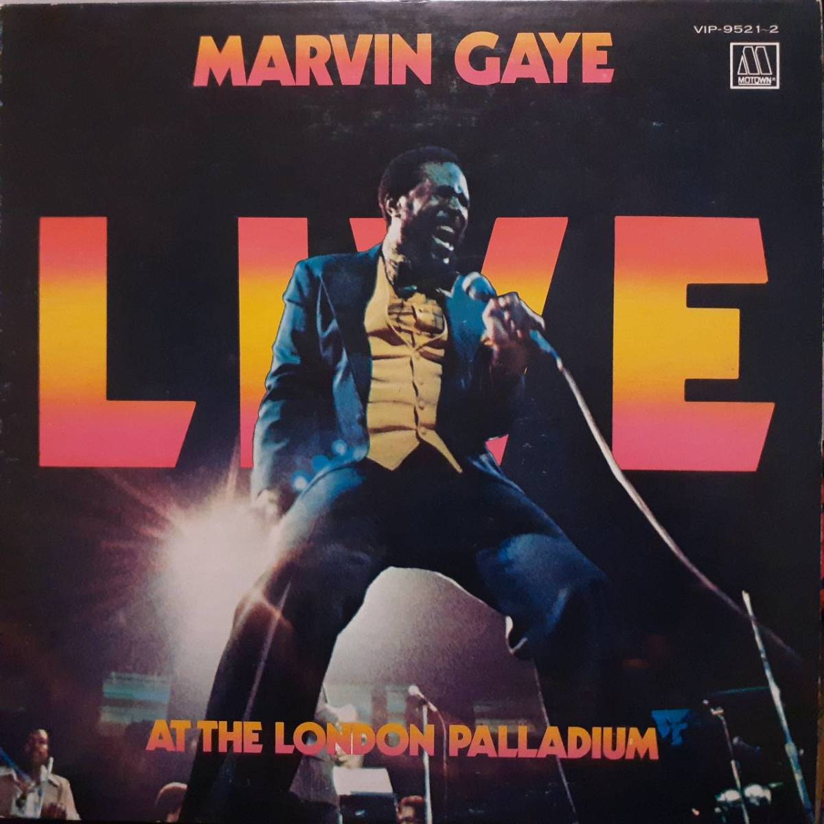 PROMO日本MOTOWN盤2LP見本盤 白ラベル Marvin Gaye /Live At The London Palladium 77年 VIP-9521~2 What's Going On Let's Get It On 収録_画像2