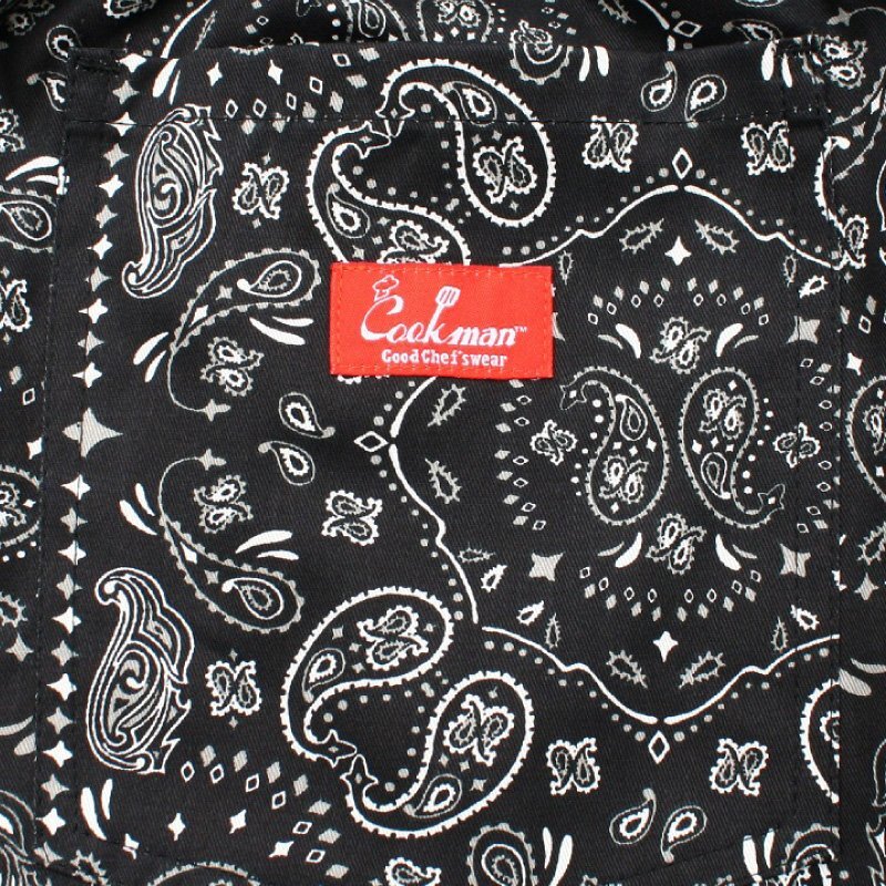  новый товар  Cookman ...  шеф-повар   брюки   Paisley Black  черный   черный  ... ... рукоятка   унисекс  S