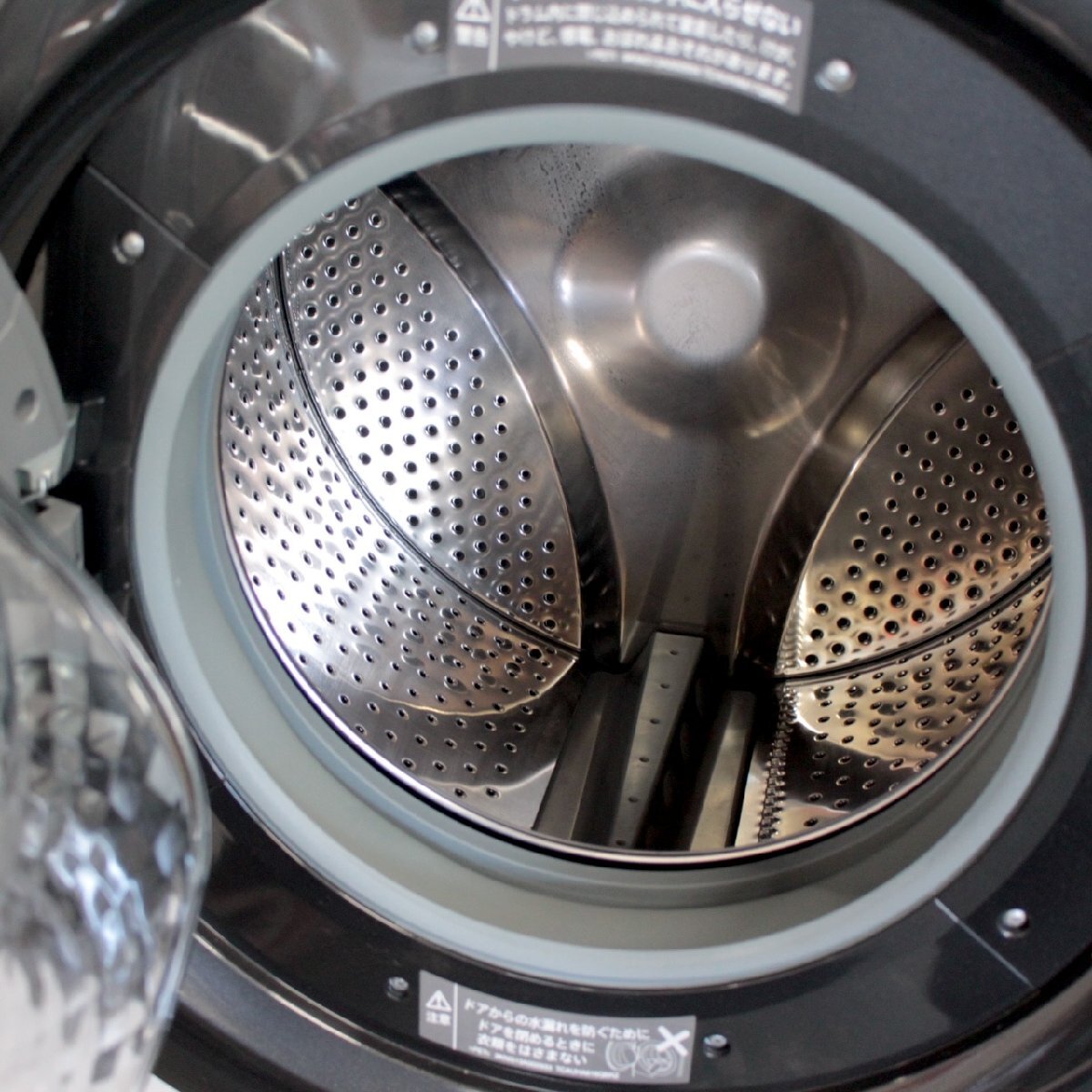 T016) ☆2023年製☆ SHARP 洗濯7.0kg 乾燥3.5kg 2023年製 ドラム式洗濯機 ES-S7H-WL 洗濯槽自動お掃除 左開き高圧シャワー シャープ 7kgの画像3