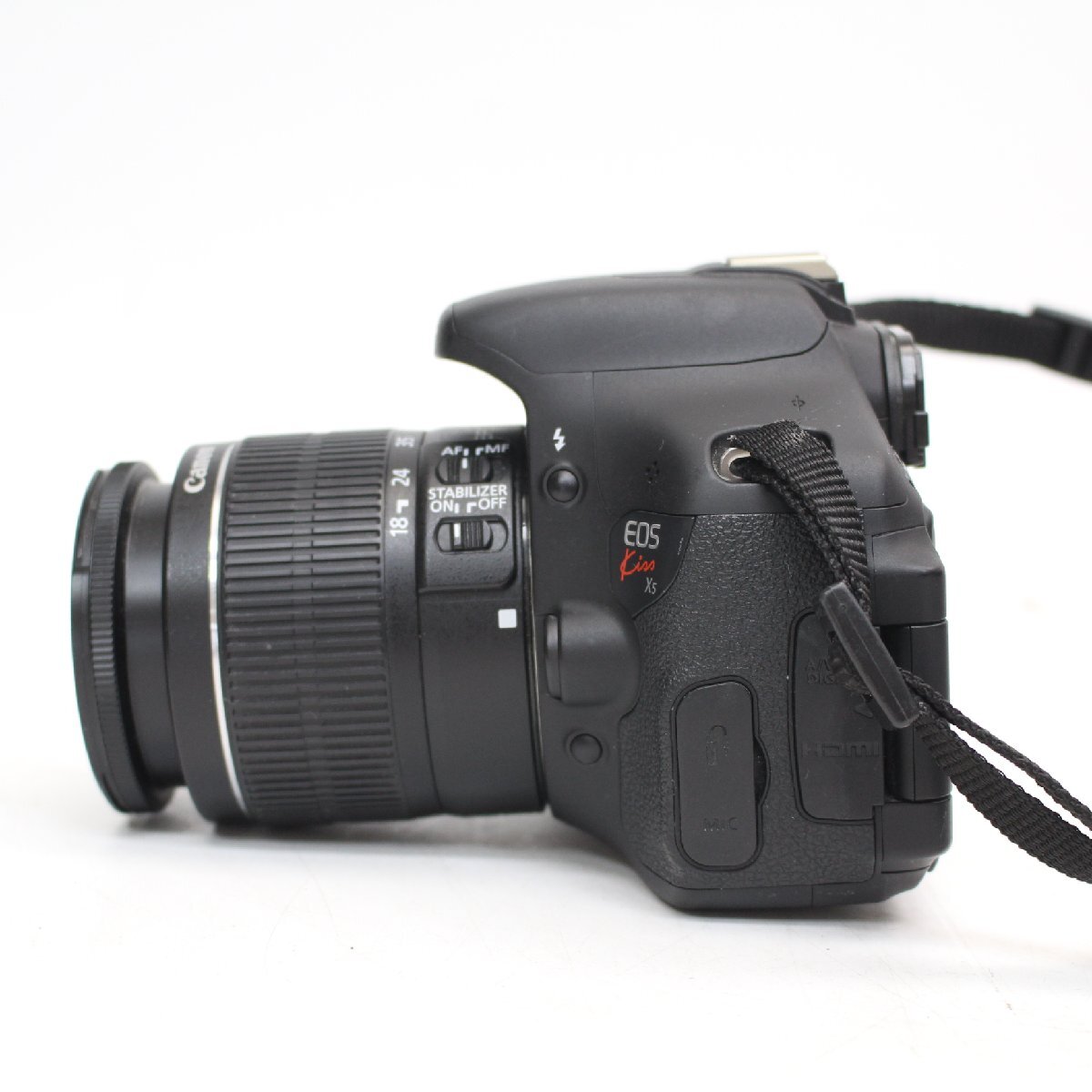 506)【1円スタート♪】Canon デジタル一眼レフカメラ EOS Kiss X5 レンズ EF-S 18-55ｍｍ F3.5-5.6 IS Ⅱキャノンの画像3