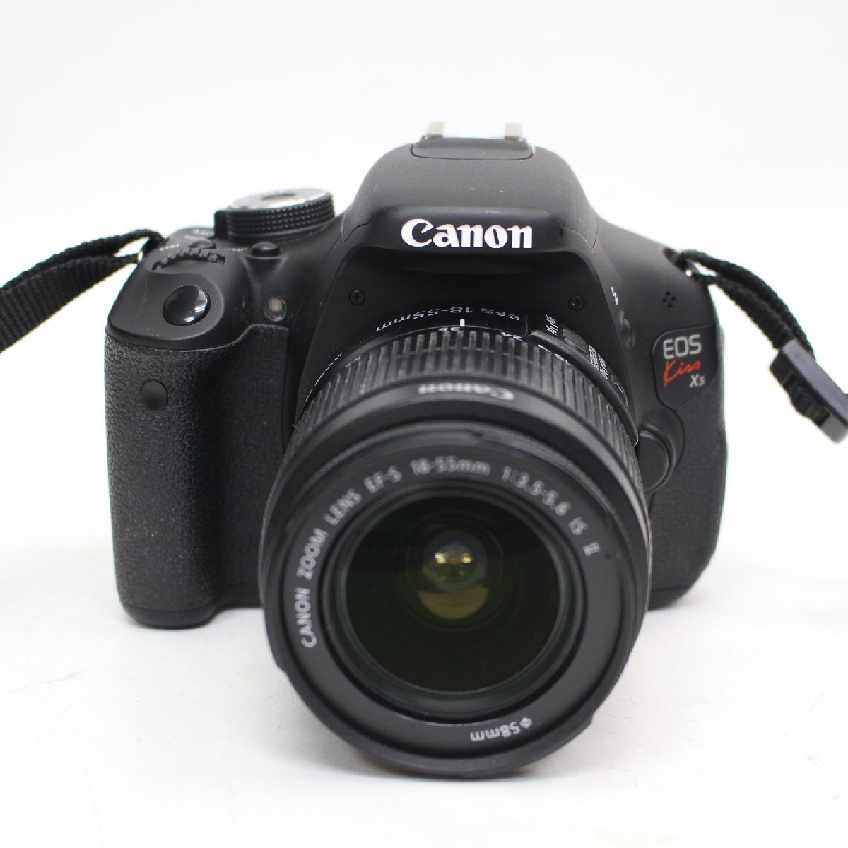 506)【1円スタート♪】Canon デジタル一眼レフカメラ EOS Kiss X5 レンズ EF-S 18-55ｍｍ F3.5-5.6 IS Ⅱキャノンの画像2