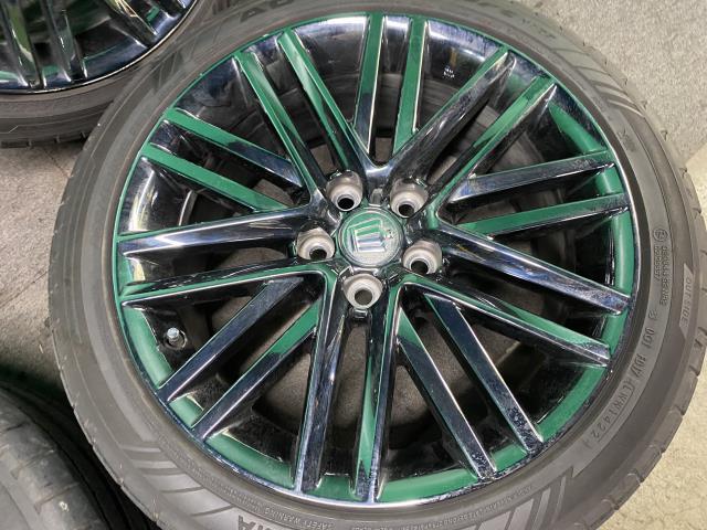 中古 クラウン AWS210 アルミホイール 4本 225/45R18 タイヤホイール_画像6