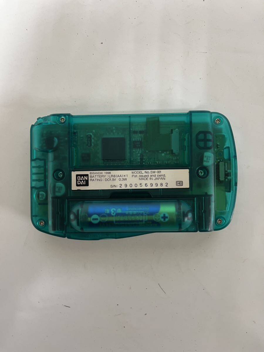 [.] WonderSwan BANDAI Wonder Swan skeleton green soft attaching HUNTER×HUNTER meaning .... thing moveable goods box instructions attaching 