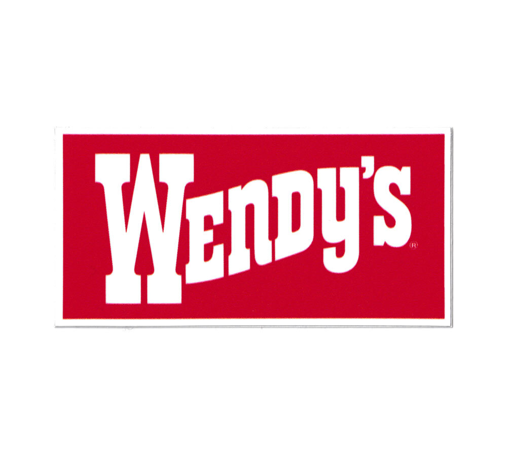 ウェンディーズ ステッカー アメリカン かわいい おしゃれ 車 バイク アメリカン雑貨 アメリカ アウトドア キャンプ Wendy's M 04_画像1