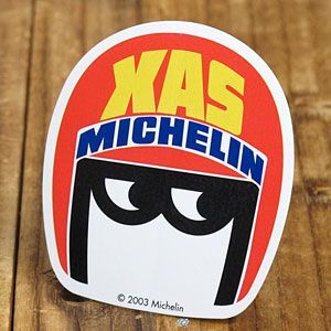 ステッカー ミシュラン アメリカン おしゃれ 車 バイク ヘルメット かっこいい タイヤ ビバンダム ミシュランマン Michelin XAS_画像1