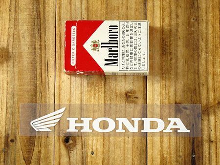 ステッカー ホンダ アメリカン 車 おしゃれ バイク ヘルメット かっこいい HONDA 転写式 ウイング ロゴ ホワイト サイズL_画像2