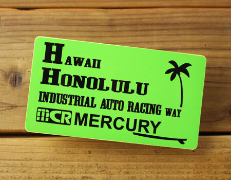 マーキュリー ステッカー アメリカン ブランド おしゃれ 車 スーツケース バイク かっこいい カーステッカー ハワイ MERCURY HONOLULU_画像2