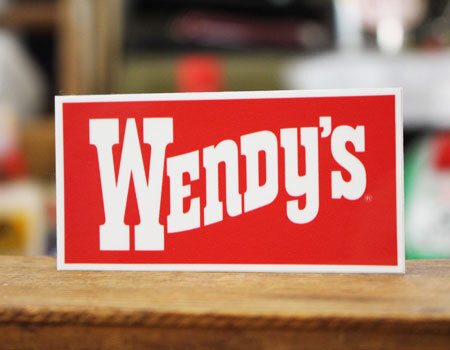 ウェンディーズ ステッカー アメリカン かわいい おしゃれ 車 バイク アメリカン雑貨 アメリカ アウトドア キャンプ Wendy's M 04_画像2