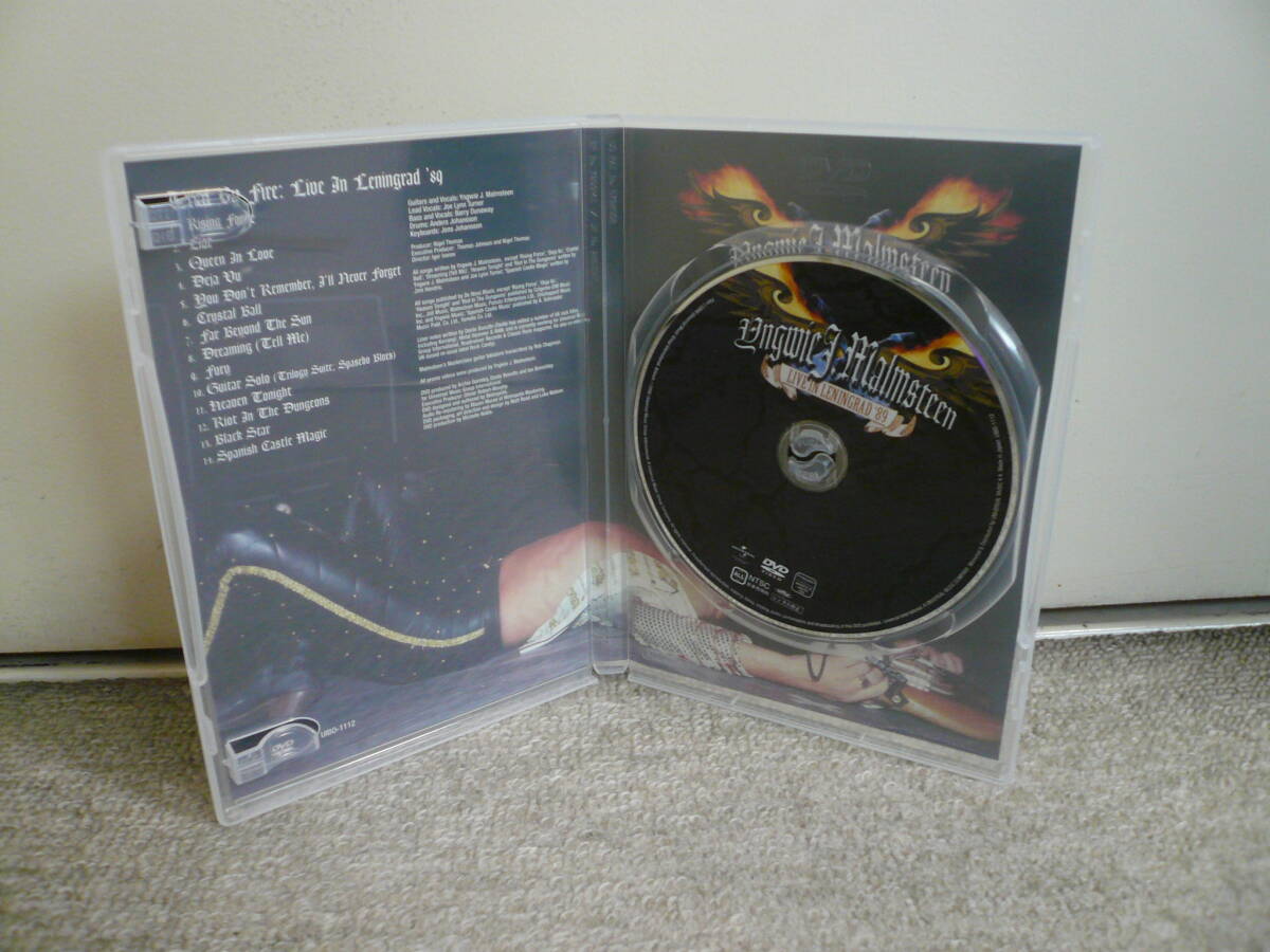 【国内盤DVD】YNGWIE MALMSTEEN（イングヴェイ・マルムスティーン）「TRIAL BY FIRE：LIVE IN LENINGRAD‘89」 _画像8