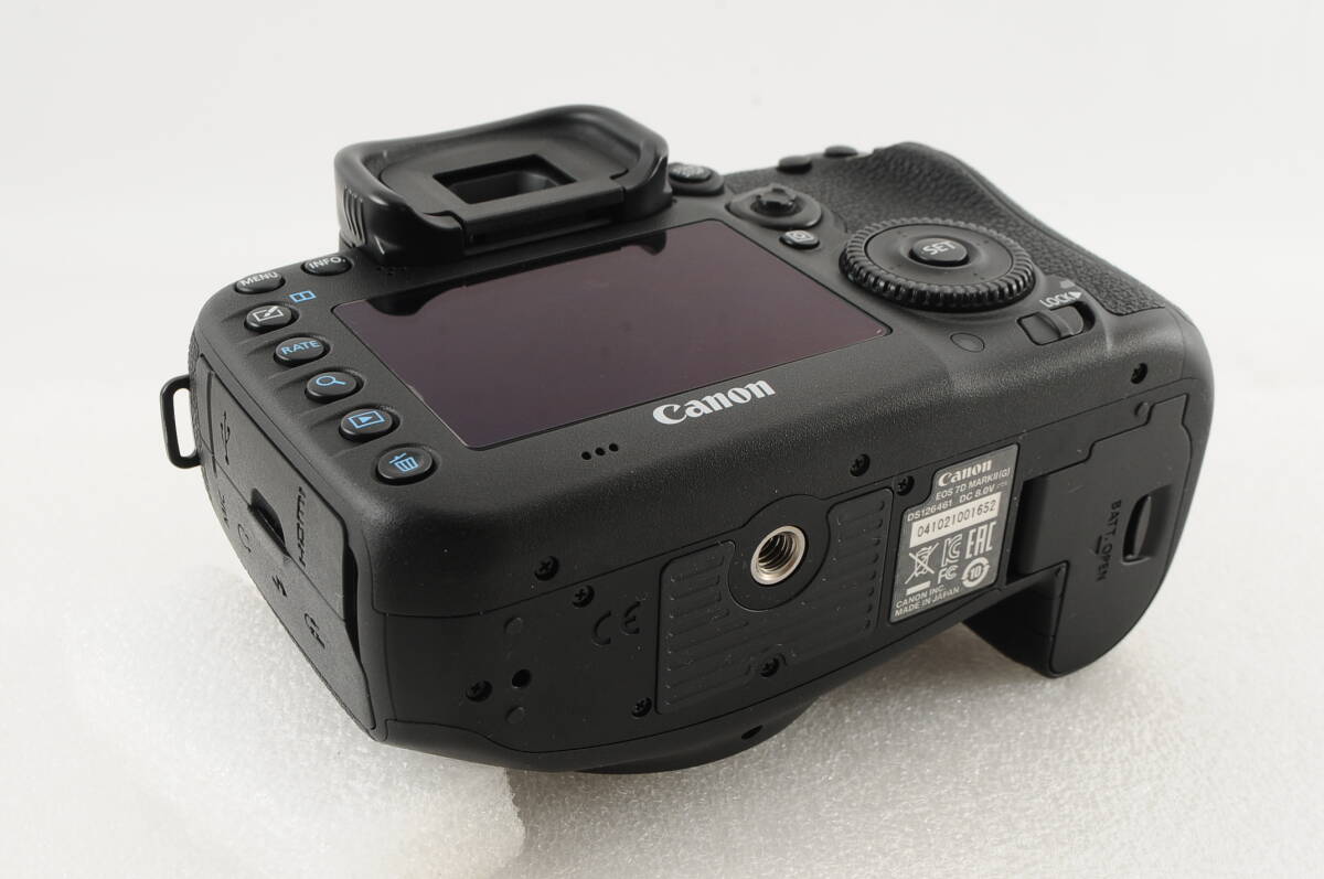 ★極美品★ Canon キヤノン EOS 7D MarkⅡマーク2 箱付き バッテリーグリップ付きの画像5