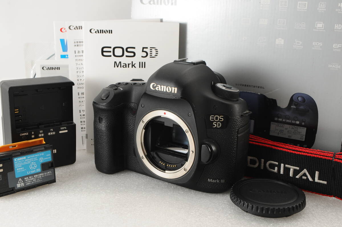 ★極美品★ CANON キヤノン EOS 5D Mark III ボディ 箱付きの画像10