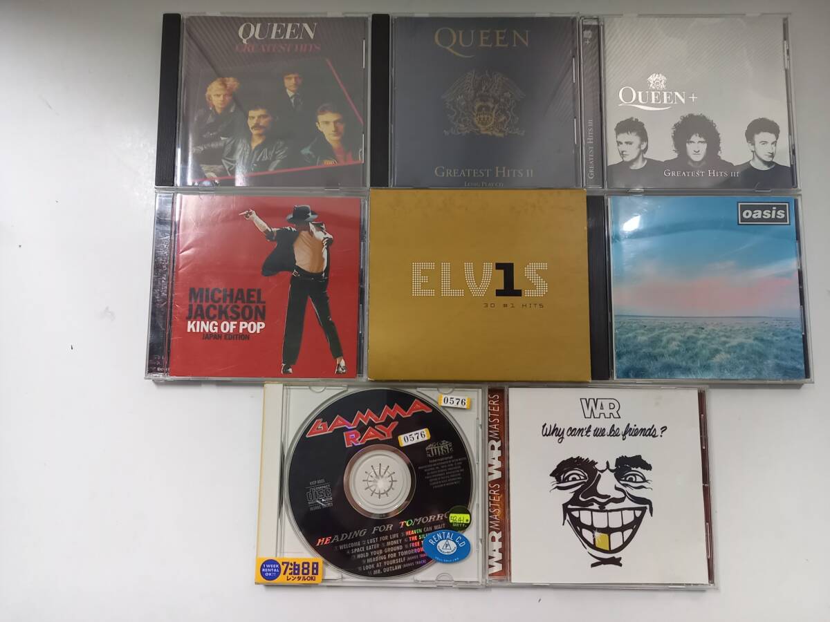 中古 洋楽 CD 8枚セット 【大量オマケ付き】 QUEEN　ベスト / マイケルジャクソン ベスト / エルビスプレスリー ベスト などなど_画像1