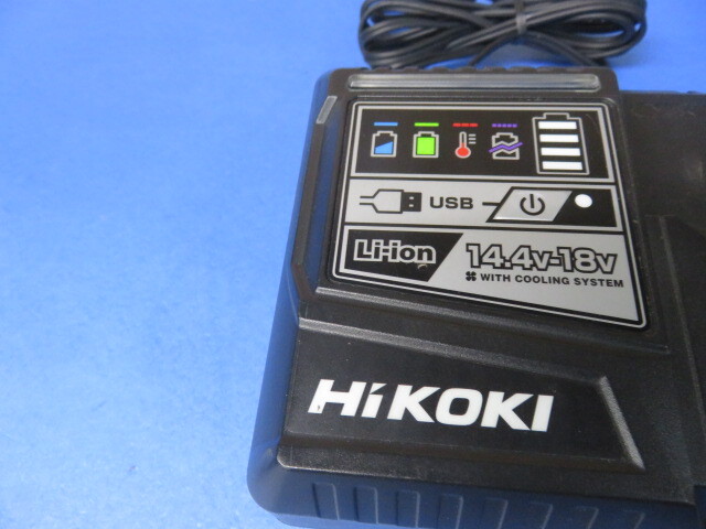 ③HIKOKI(日立工機) 急速充電器【UC18YDL】スライド式リチウムイオン 14.4V~18V対応 送410_画像4