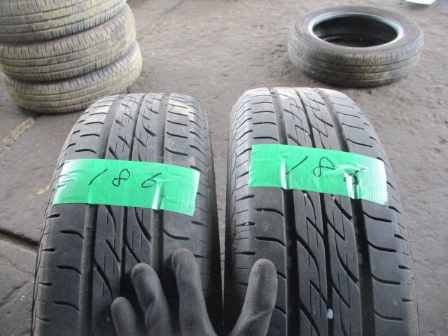 BRIDGESTONE NEXTRY 175/65R14 82S 2021年生 2本 ○186○ ※佐川急便送料着払いのみ (送料お客様負担)_画像1