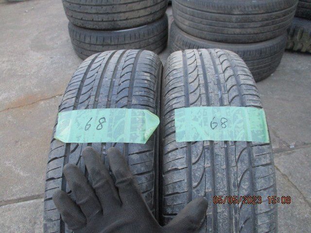 GOODYEAR GT-HYBRID 165/70R14 81S 2017年生 2本 ○68○ ※佐川急便送料着払いのみ (送料お客様負担)_画像1