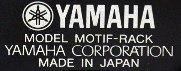 *YAMAHA Yamaha MOTIF-RACK sound module *