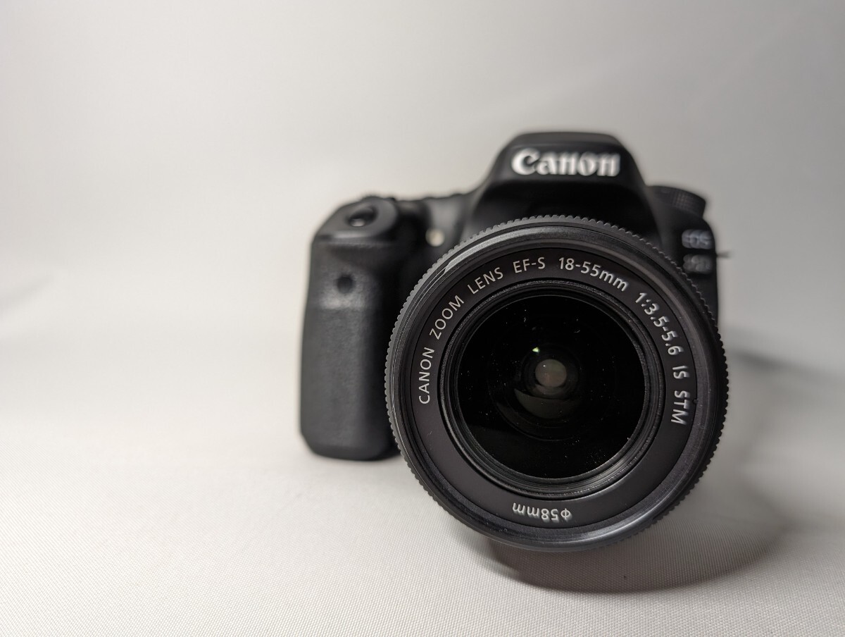 【動作確認済】Canon EOS 80D 一眼レフカメラ EF-S18−55mm_画像2