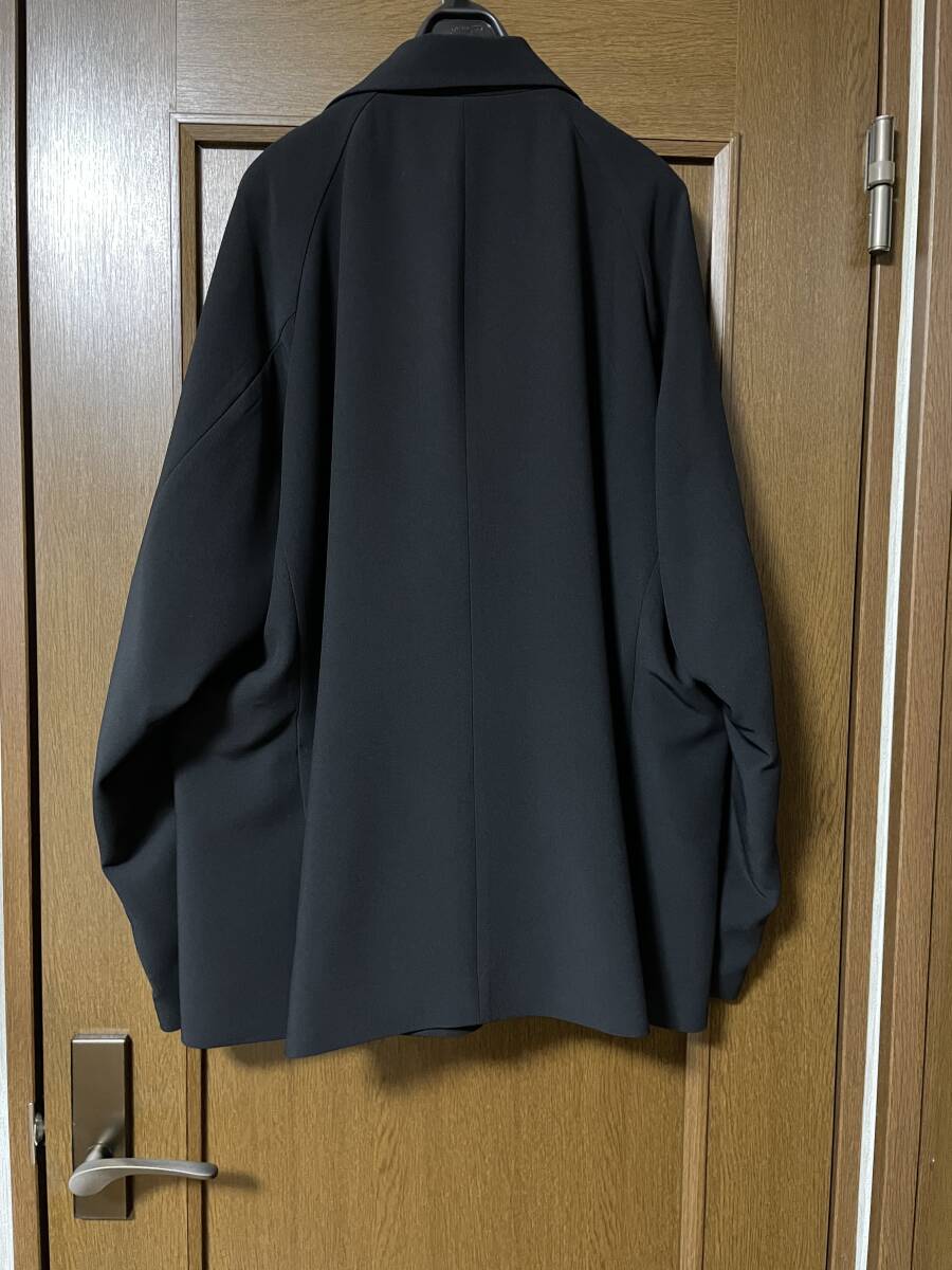 試着のみ未使用 PRY Black Oversized Double Breasted Jacket サイズ1(S) ブラック \32,900 シュウト オーバーサイズ ダブルジャケット_画像3