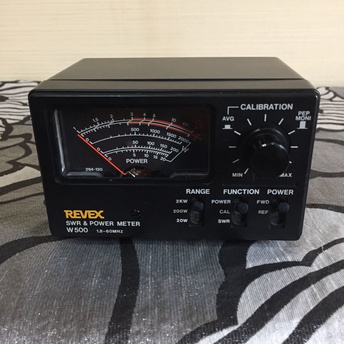  transceiver for SWR&POWER METER REVEX W500 1.8~60MHz beautiful goods maintenance inspection completed . operation verification ending 20w*200w*2Kw 3 range switch 