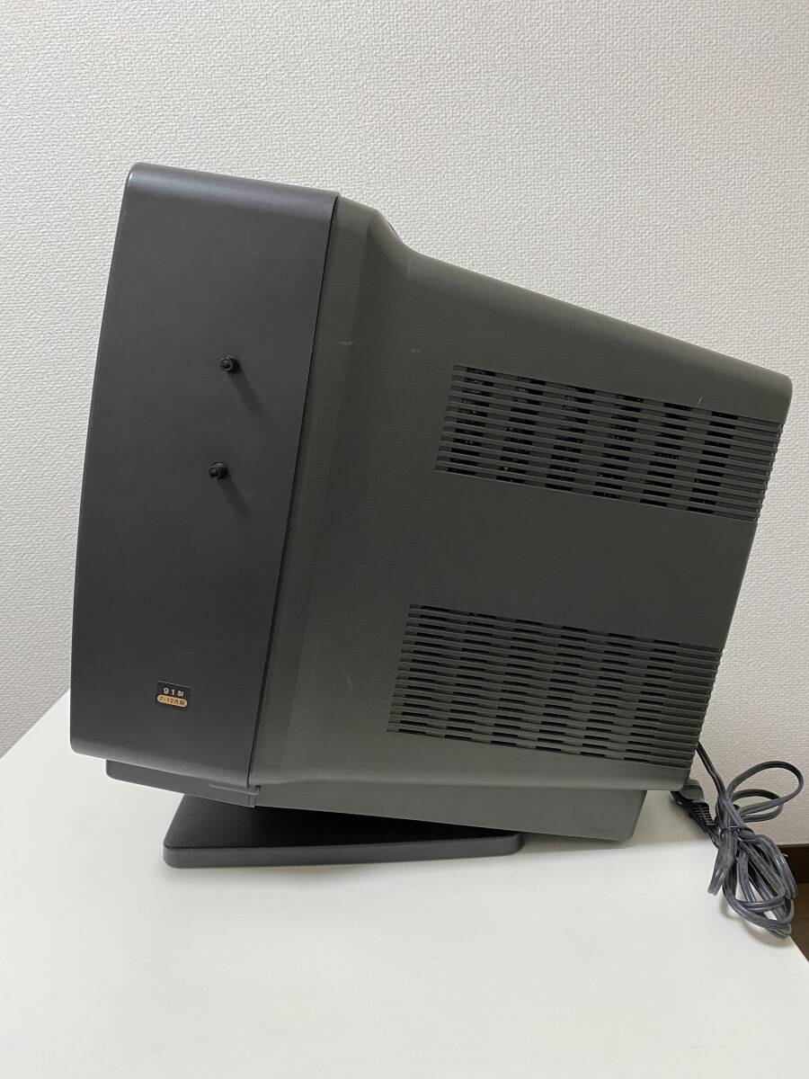 [SHARP] CZ-614D-TN シャープカラーテレビ モニター CRT Monitor 15Hz 24Hz 31Hz 専用スピーカー片方付き_画像9