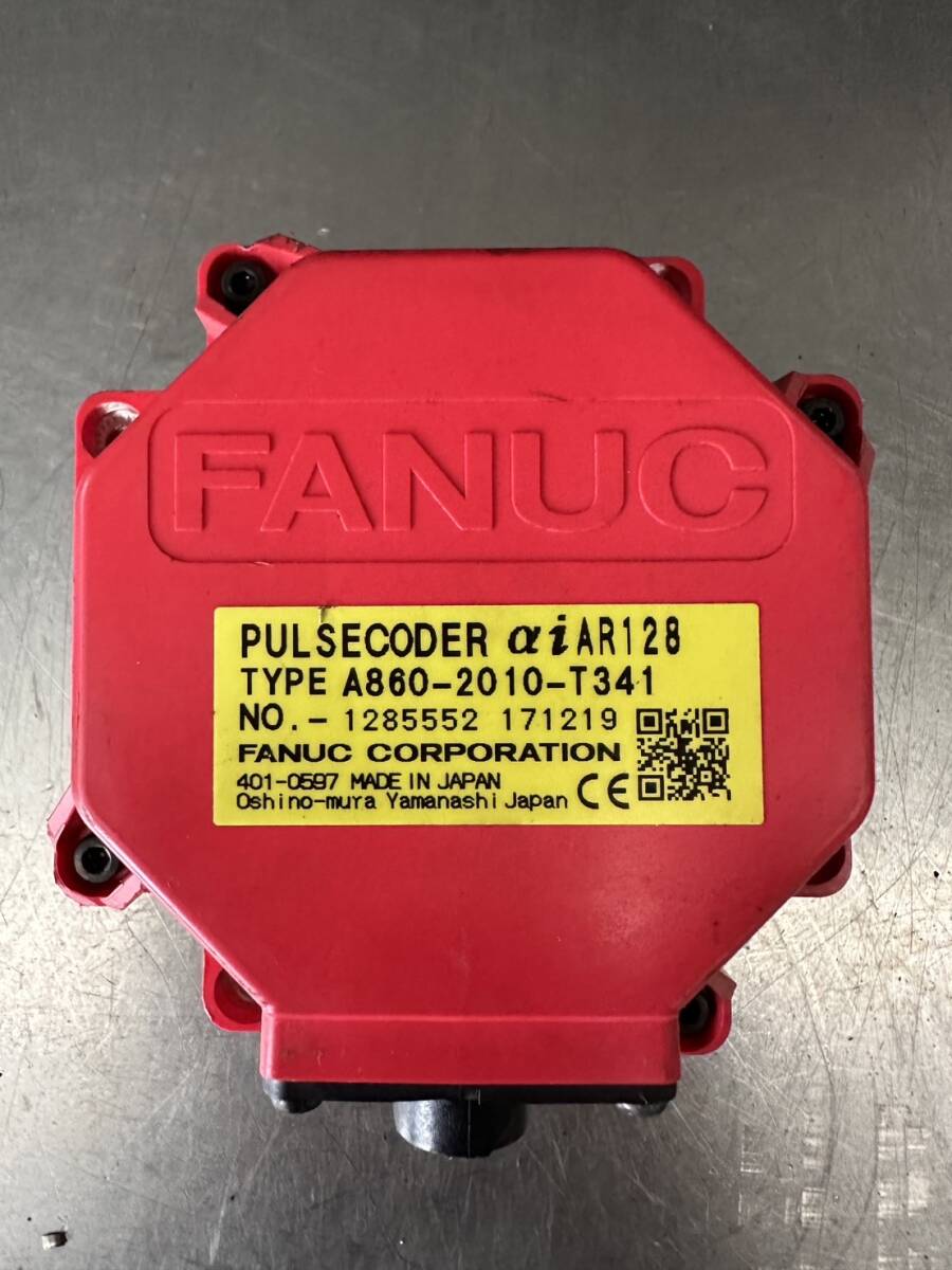 美品 未確認 FANUC ファナック A860-2010-T341 aiAR128 手動パルスエンコーダ Pulsecoder Ac Servo Motor サーボドライバ サーボモータ _画像1