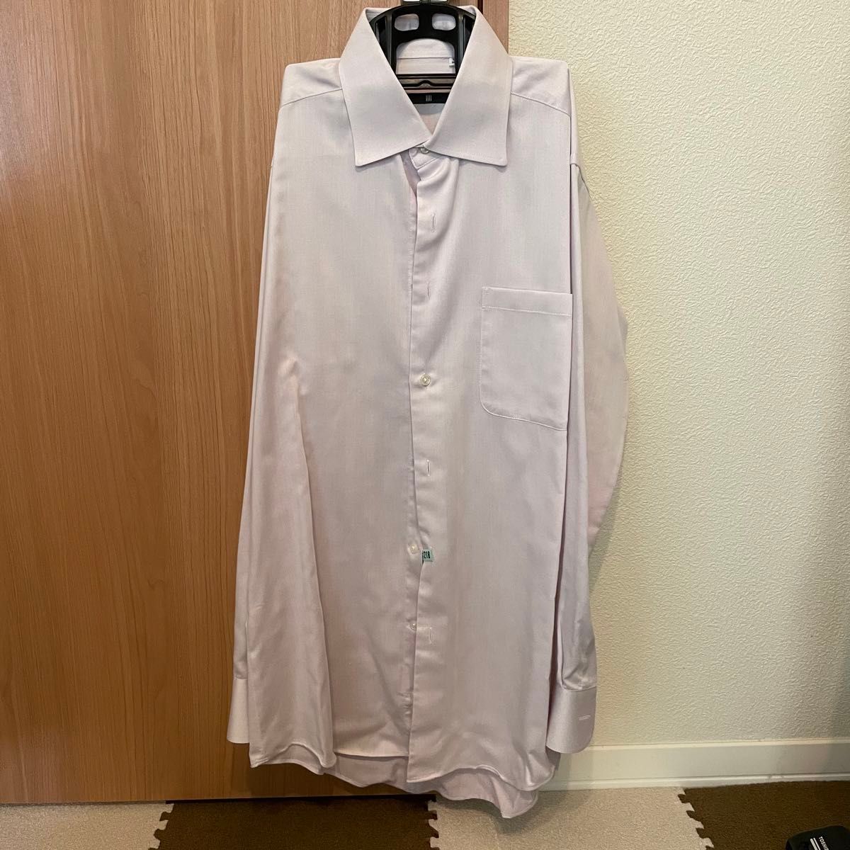 スーツセレクト　M80  長袖シャツ　ピンク　ワイシャツ　