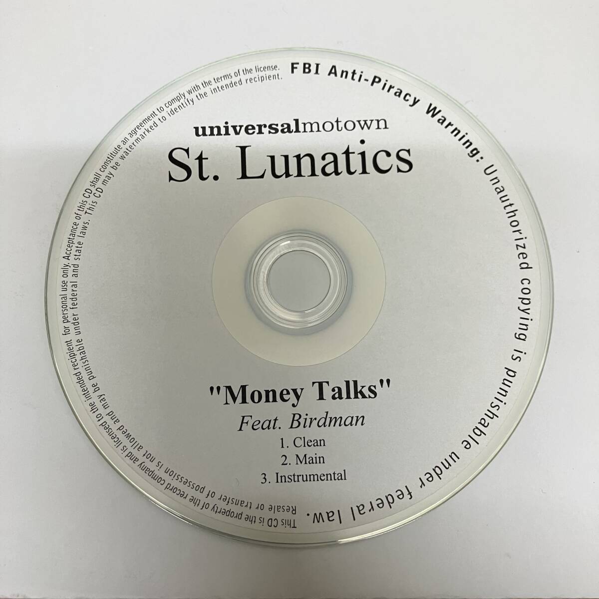 裸クリアボックス HIPHOP,R&B ST. LUNATICS - MONEY TALKS INST,シングル CD 中古品
