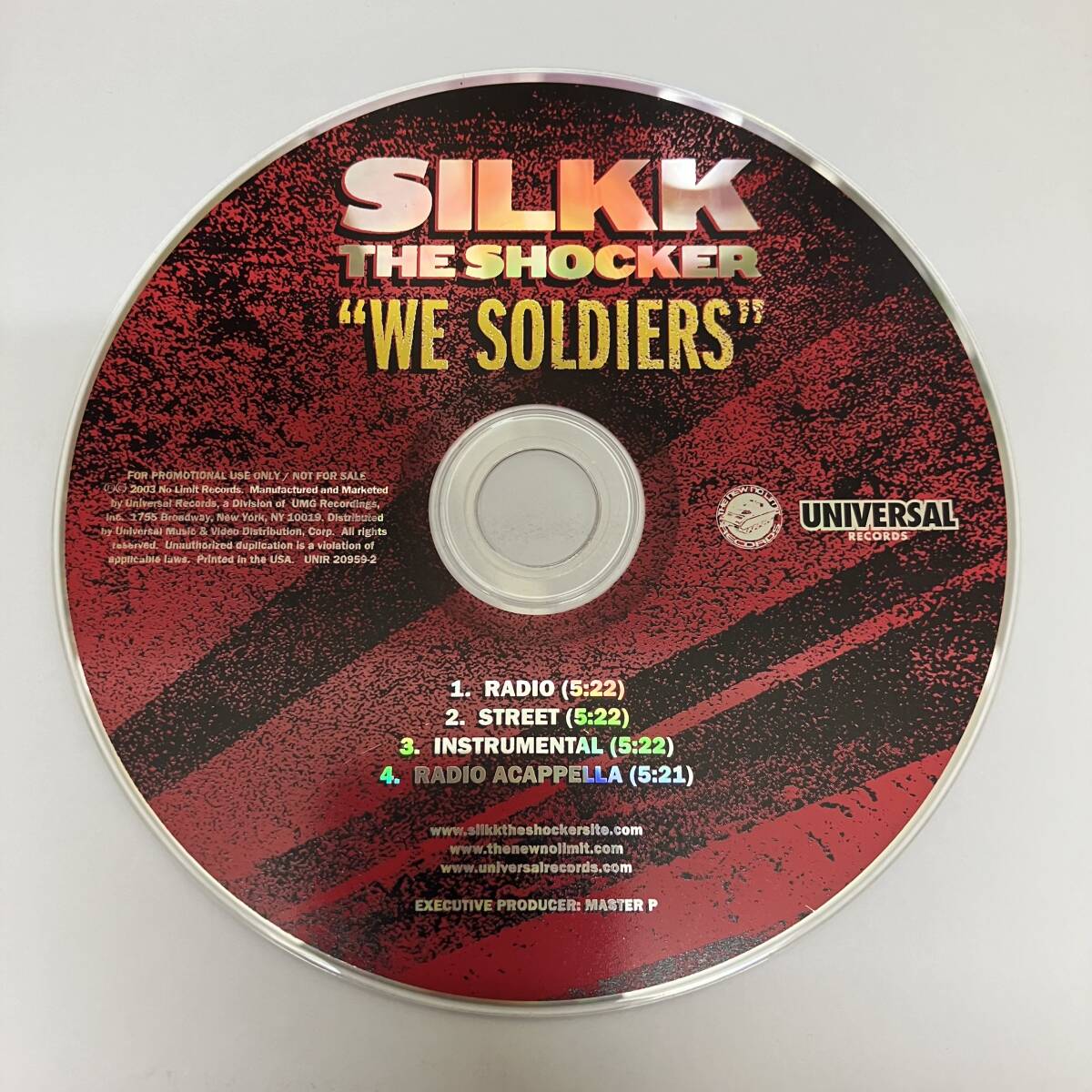 裸36 HIPHOP,R&B SILKK THE SHOCKER - WE SOLDIERS INST,シングル CD 中古品_画像1