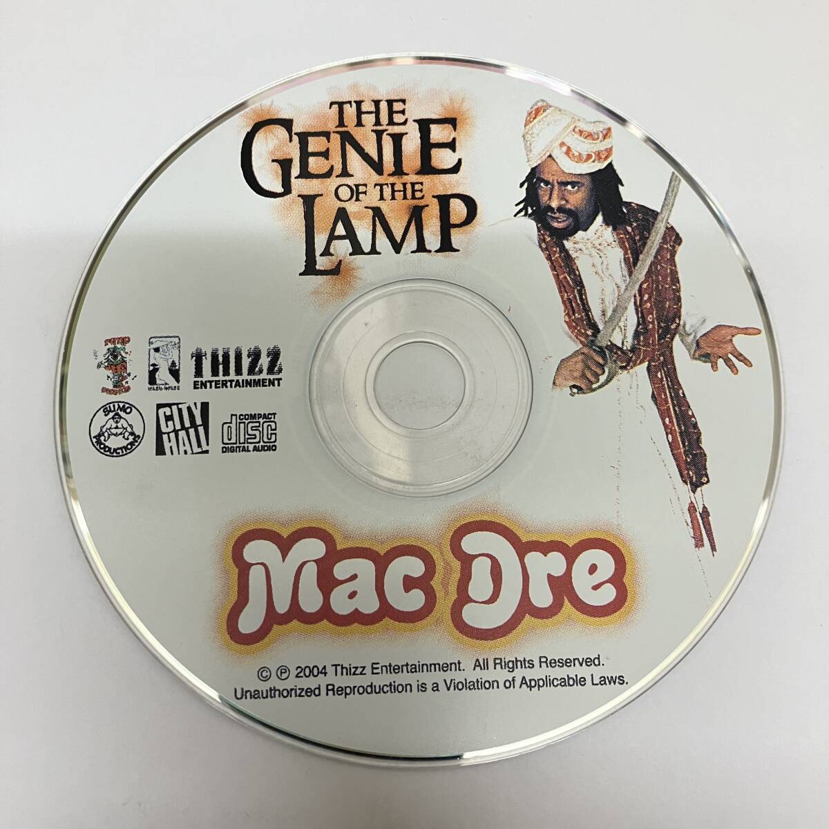 裸37 HIPHOP,R&B MAC DRE - THE GENIE OF THE LAMP アルバム CD 中古品_画像1