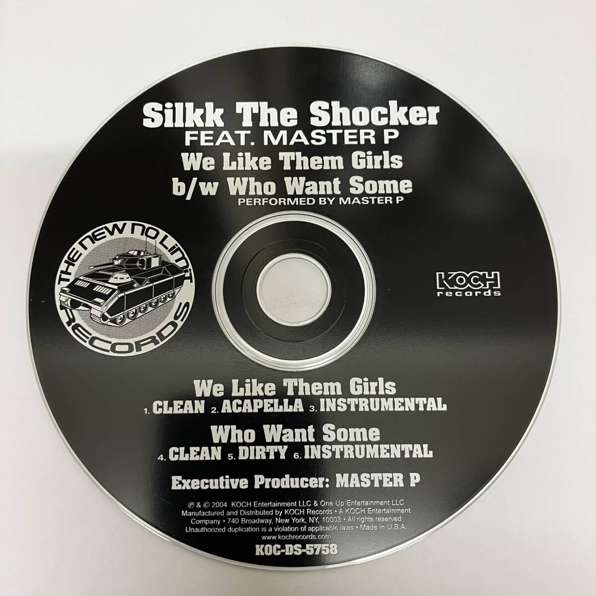 裸37 HIPHOP,R&B SILKK THE SHOCKER - WE LIKE THEM GIRLS / WHO WANT SOME INST,シングル CD 中古品_画像1