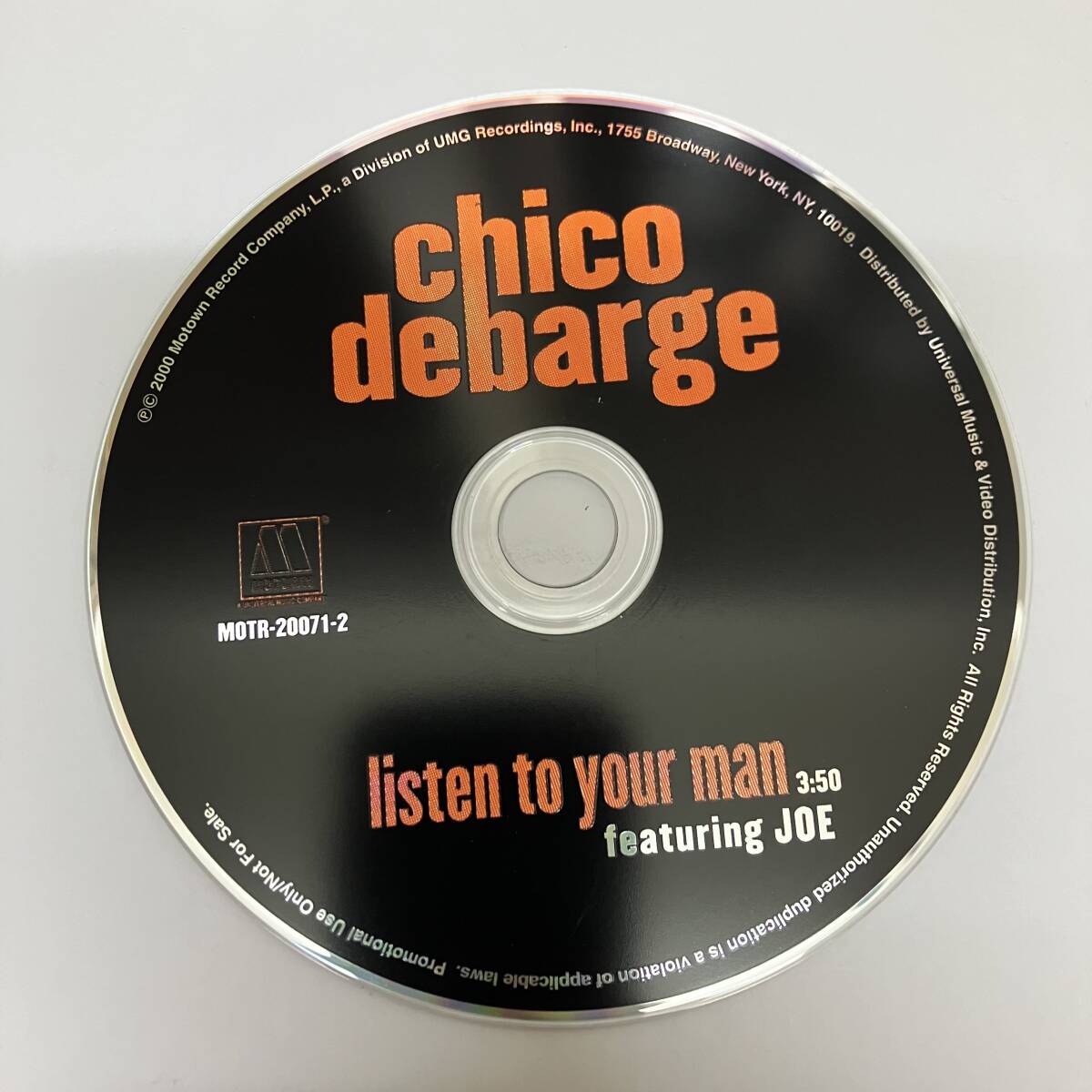 裸37 HIPHOP,R&B CHICO DEBARGE - LISTEN TO YOUR MAN シングル CD 中古品_画像1