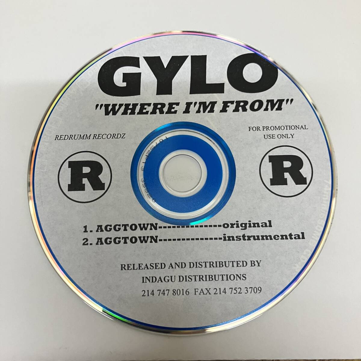 裸37 HIPHOP,R&B GYLO - AGGTOWN INST,シングル,PROMO盤 CD 中古品_画像1