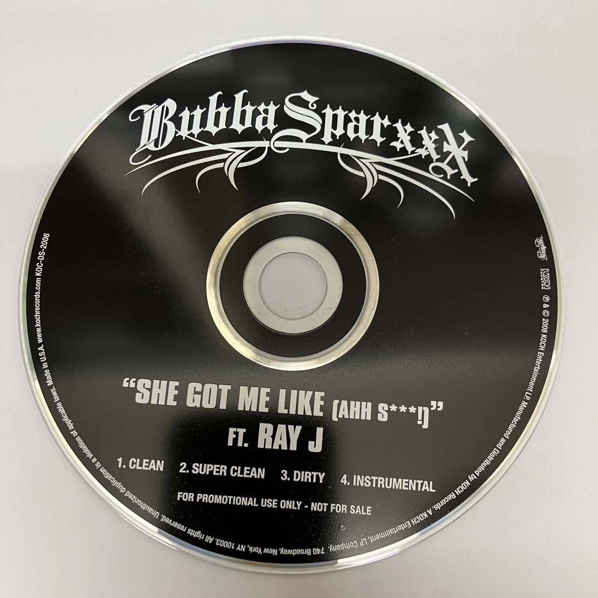裸39 HIPHOP,R&B BUBBA SPARXXX - SHE GOT ME LIKE INST,シングル CD 中古品_画像1