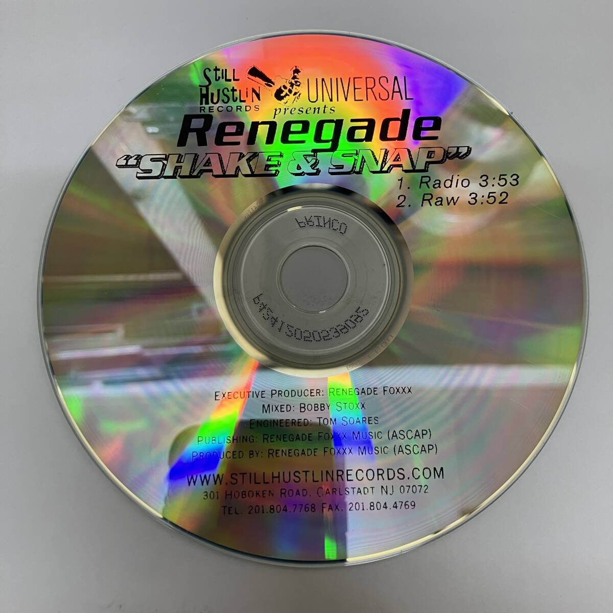 裸39 HIPHOP,R&B RENEGADE - SHAKE & SNAP シングル CD 中古品_画像1
