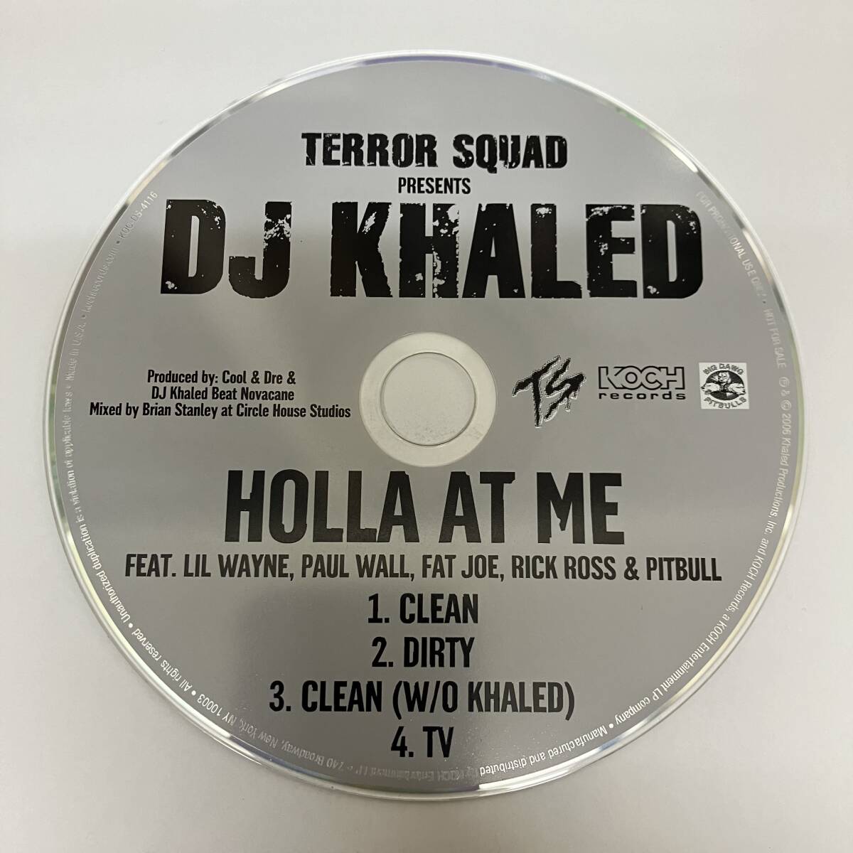 裸40 HIPHOP,R&B DJ KHALED - HOLLA AT ME シングル CD 中古品_画像1