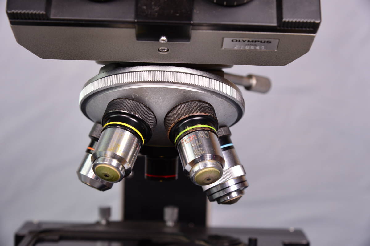 顕微鏡　OLIMPUS　BHC 対物レンズは高級品_画像2