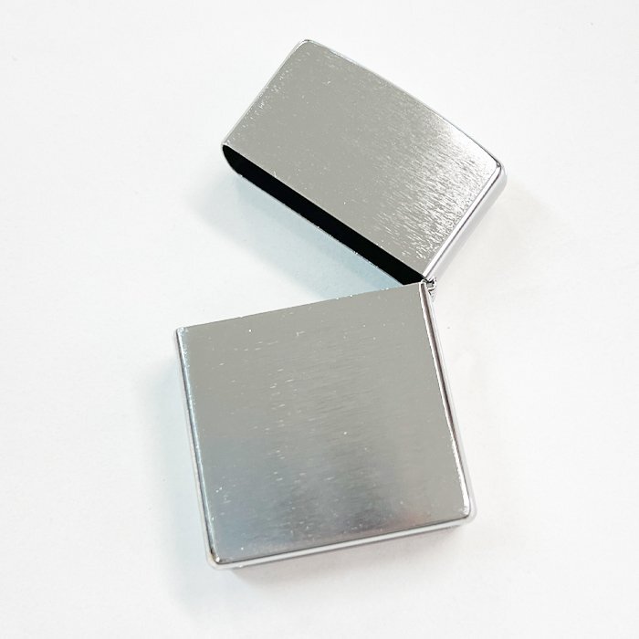 【オープニングセール】ZIPPO ジッポ #200 外側ケース ブラッシュクローム仕上げ 交換用 メンテナンス 加工 外ケース ネコポス対応_画像3