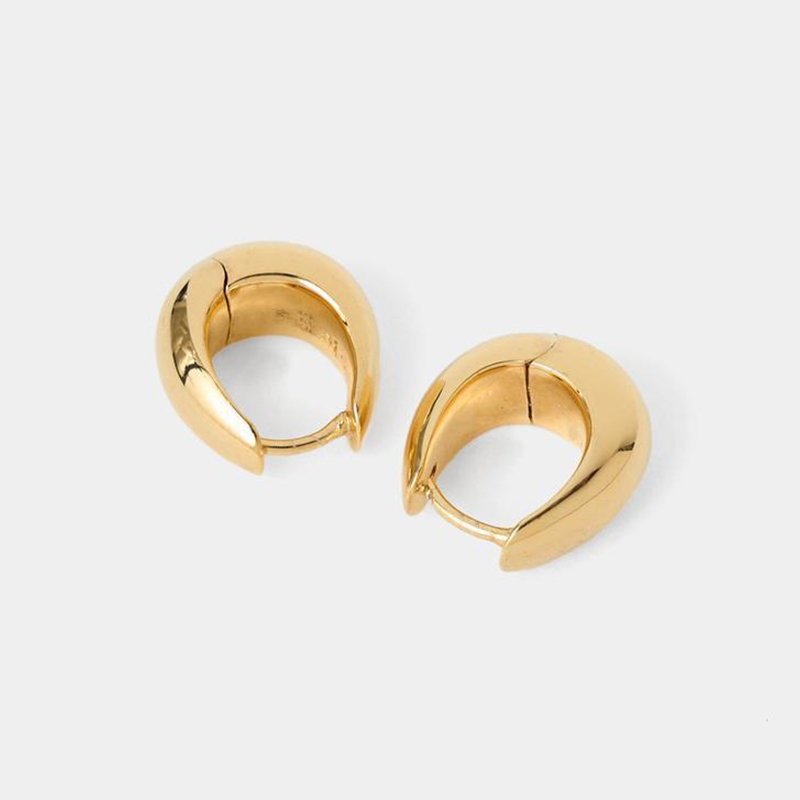 TOMWOOD トムウッド ピアス Ice Hoop Small Gold アイス フープ レディース シルバー925 アクセサリー ゴールド プレゼント_画像3