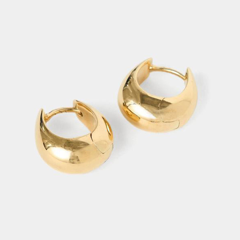 TOMWOOD トムウッド ピアス Ice Hoop Small Gold アイス フープ レディース シルバー925 アクセサリー ゴールド プレゼント_画像2