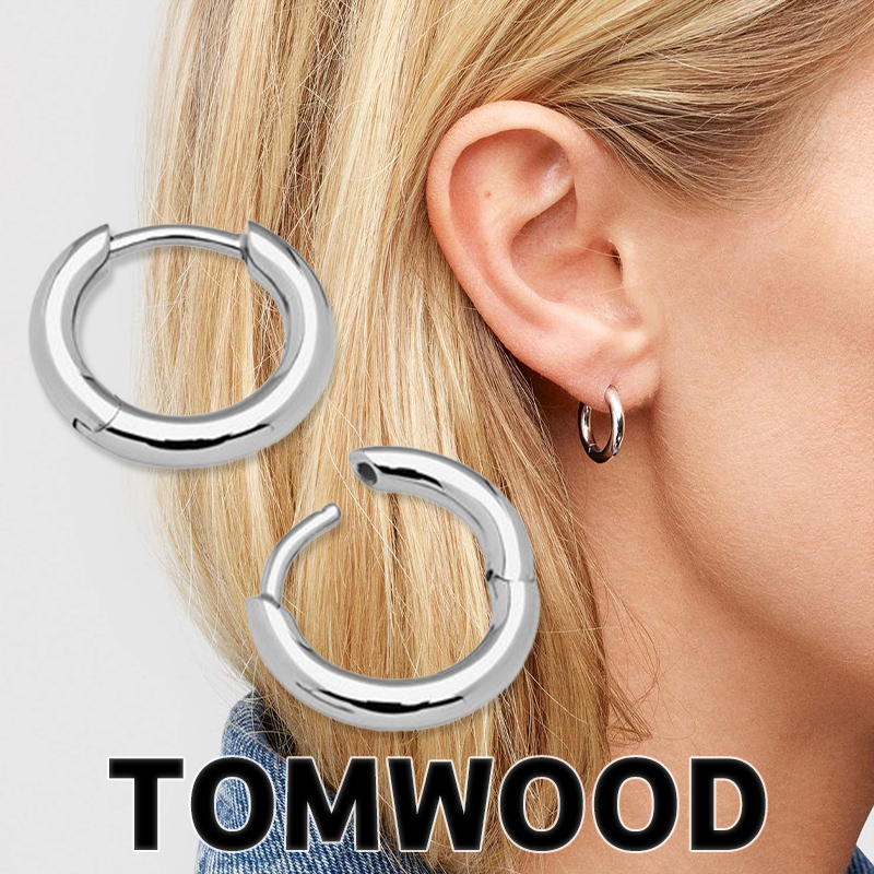 TOMWOOD トムウッド ピアス Classic Hoop Small Silver クラシック フープ レディース シルバー925 アクセサリー ブランド_画像1