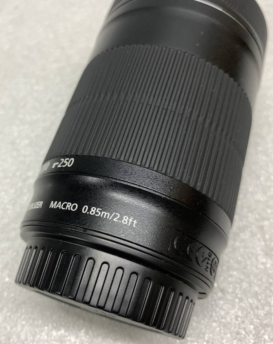 ◇ Canon キャノン ズームレンズ ZOOM LENS [ EF-S 55-250mm 1:4-5.6 ] IS STM 【！レンズのみ！】 / 中古(S240507_8)の画像6