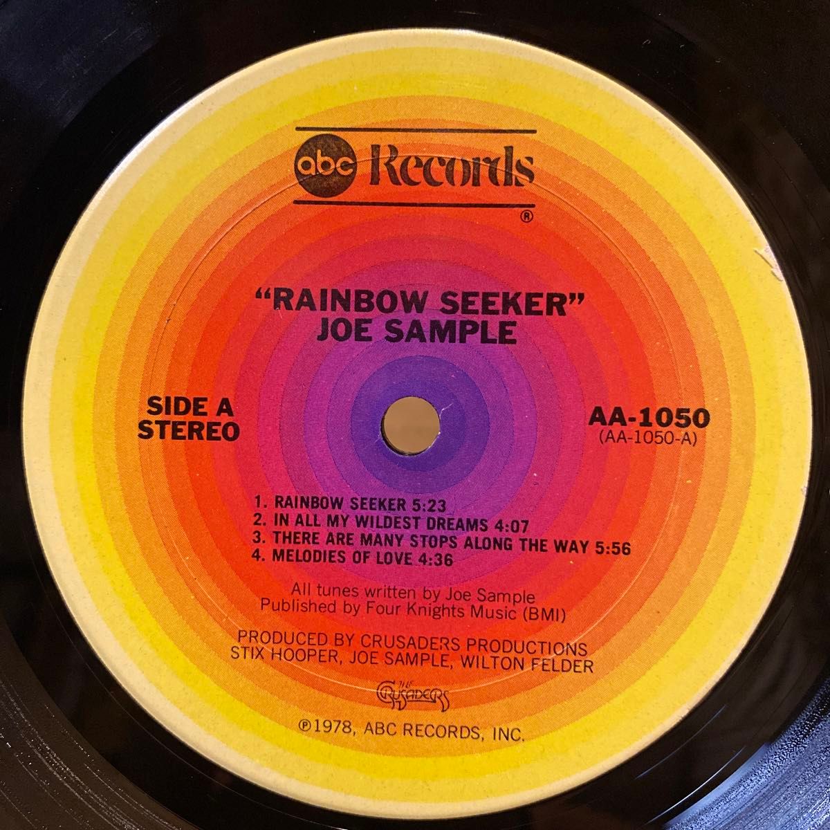 Joe Sample / Rainbow Seeker レコード US original 2Pac dear mamaネタ