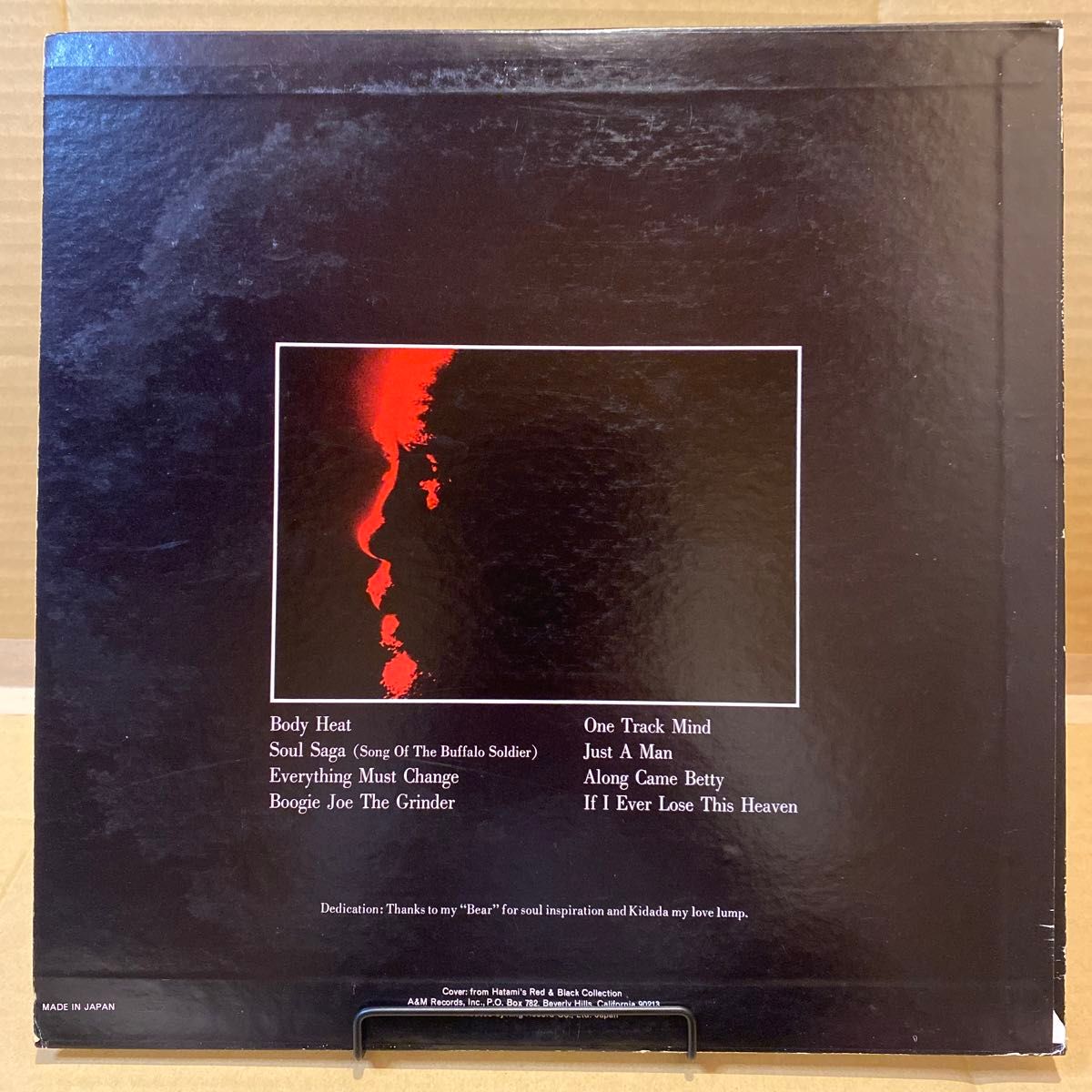 Quincy Jones / Body Heat LP レコード 日本盤