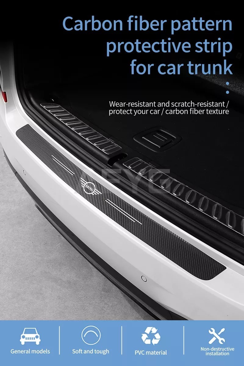 BMW MINI ミニクーパー リア バンパー ステップ ガード プロテクター　_画像1