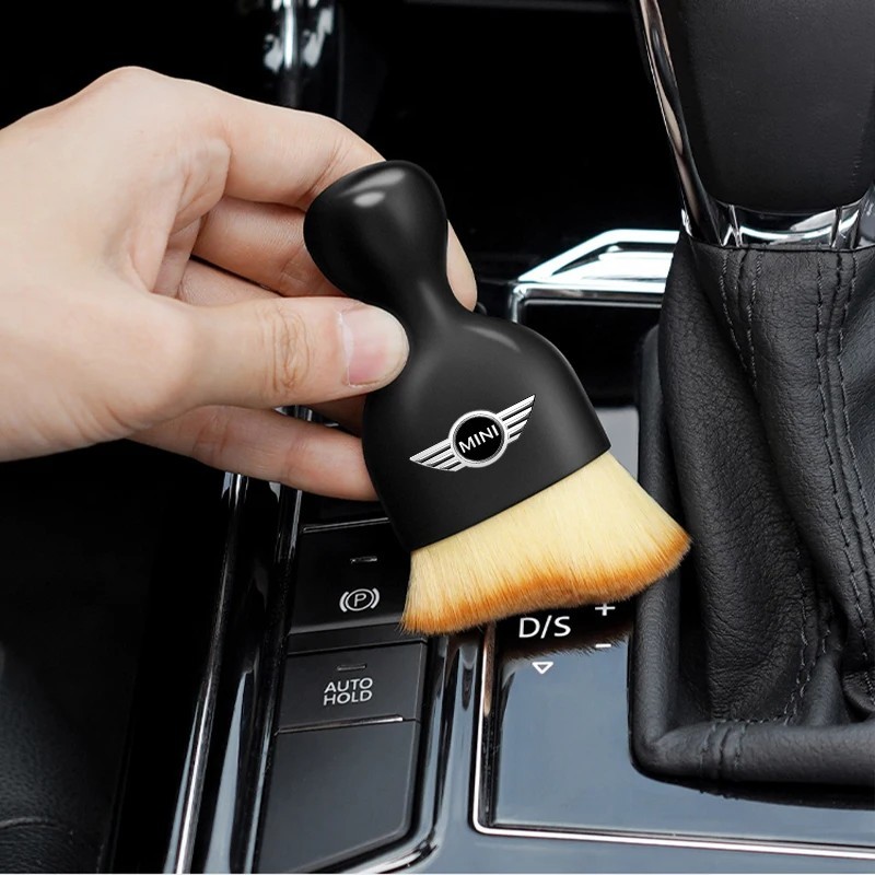 BMW MINI ミニクーパー クリーニング ブラシ 刷毛 ケース付 ミニロゴ付の画像3