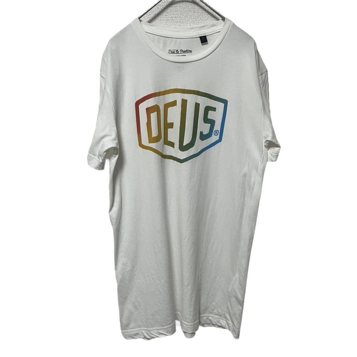美品　Deus Ex Machina ペンタゴン デカロゴ　Tシャツ　半袖　ビッグプリント プリントロゴ 