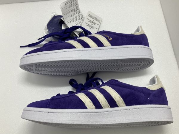 HS334-240516-150【未使用】アディダス スニーカー CAMPUS DB1452 メンズ SIZE 27cm adidas タグ付き 変え紐付き 25.5cm_画像5