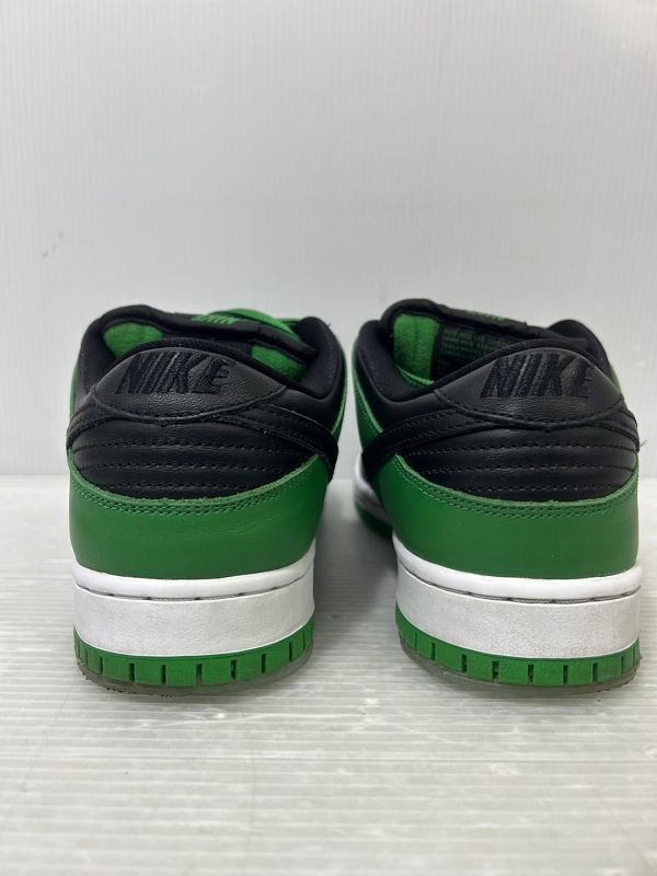 HM073-240511-149【USED】NIKE SB DUNK LOW PRO Black and Classic Green 27.0 BQ6817-302 ナイキ ダンク ロー プロ グリーン スニーカー　_画像3