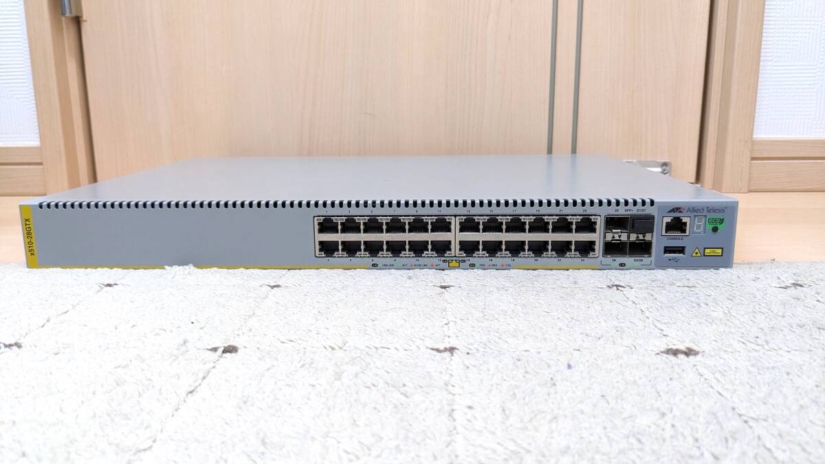  beautiful goods operation goods Allied telesisa ride teresisAT-x510-28GTX Gigabit Layer -3 switch 